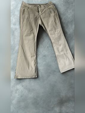 Riders by Lee Bootcut Pants 20W Khaki Mid Rise Stretch